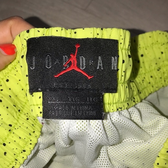 Jordan Neon Poolside flint mesh lined swim Shorts XXL 2xl - Picture 4 of 5